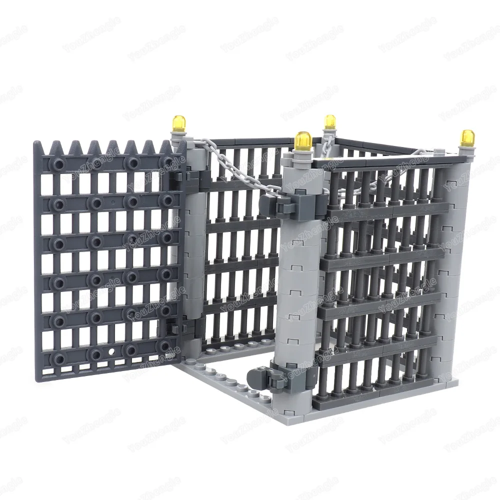 Wildernis Invezaangement Kettingen Kooi Bouwsteen MOC cijfers Capture Mutation Grote Monster Scène Model Kinderen Geschenken Jongens Speelgoed