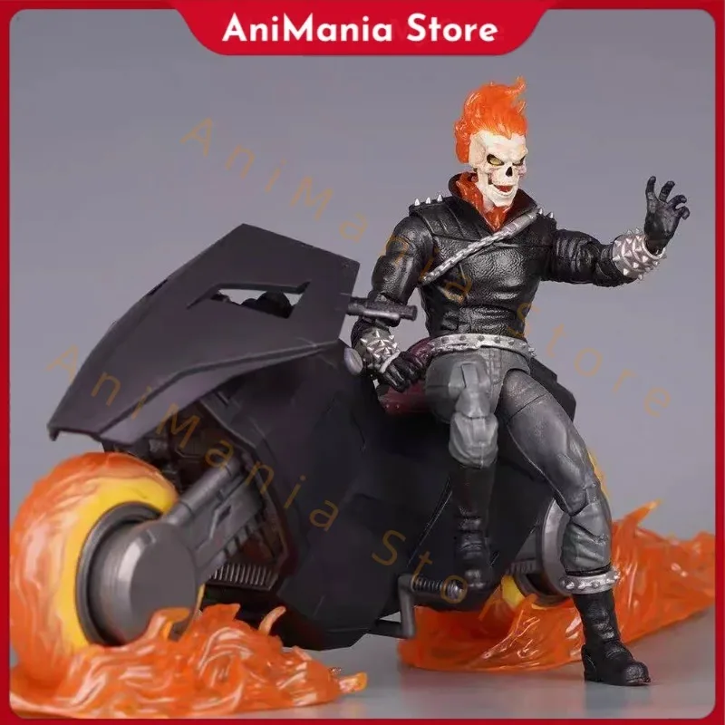 

KO 85th Anniversary Ghost Rider & Hell Cycle 6'' Articulated Action Figure Set - Marvel Legends Collectors Edition Birthday Gift