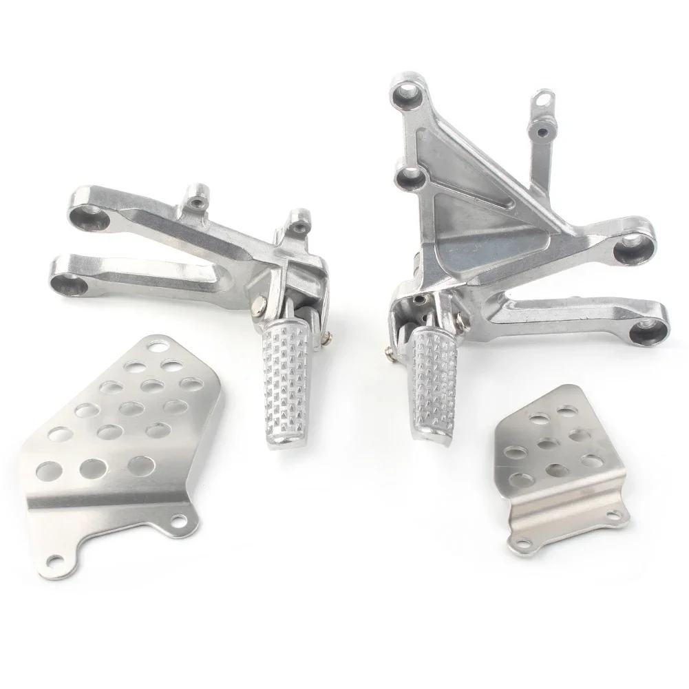 CBR1000RR 2004-2007 Motorcycle Front Rider Foot Pegs Aluminum Footrest Brackets for Honda CBR 1000 RR 2004 2005 2006 2007 1Pair