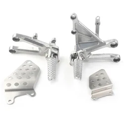 CBR1000RR 2004-2007 Motorcycle Front Rider Foot Pegs Aluminum Footrest Brackets for Honda CBR 1000 RR 2004 2005 2006 2007 1Pair