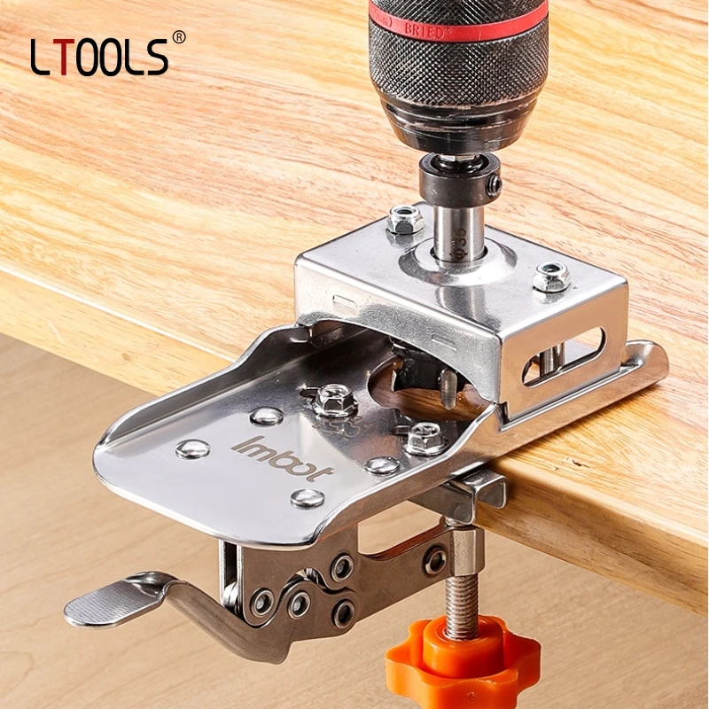 

35mm Hinge Hole Opener Drilling Jig Guide Door Cabinet Hinge Locator Carpenter Woodworking Tool Hole Opener Locator Door Cabinet