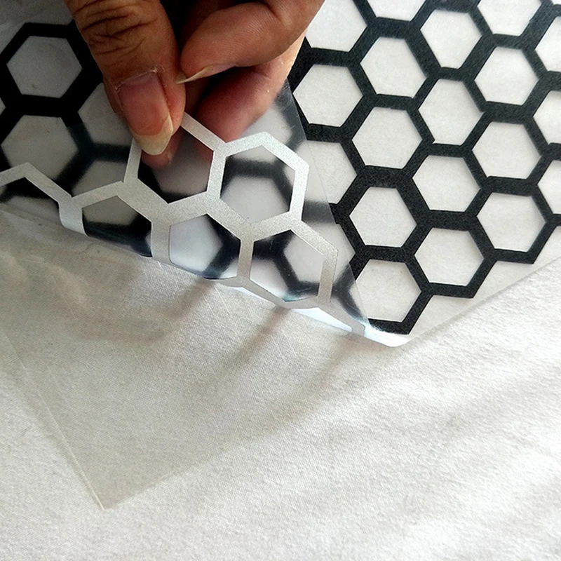 Calcomanías de panal de abeja para casco de motocicleta, pegatinas impermeables, pegatinas de parachoques, 1 unidad