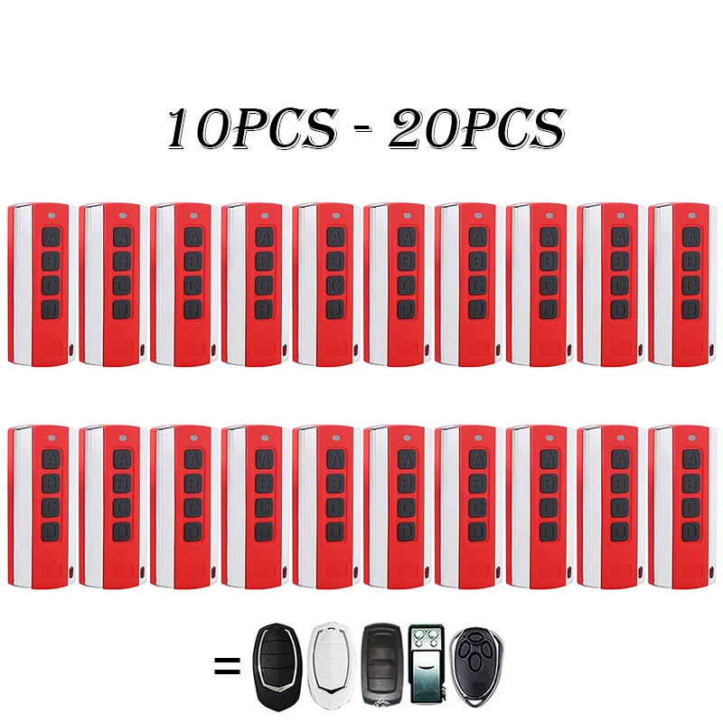 Programming For MOTORLINE FALK RCM MX4SP DSM MXS4SP RCM MX5SP Garage Door Gate Remote Control 433.92MHz Rolling Code Transmitter