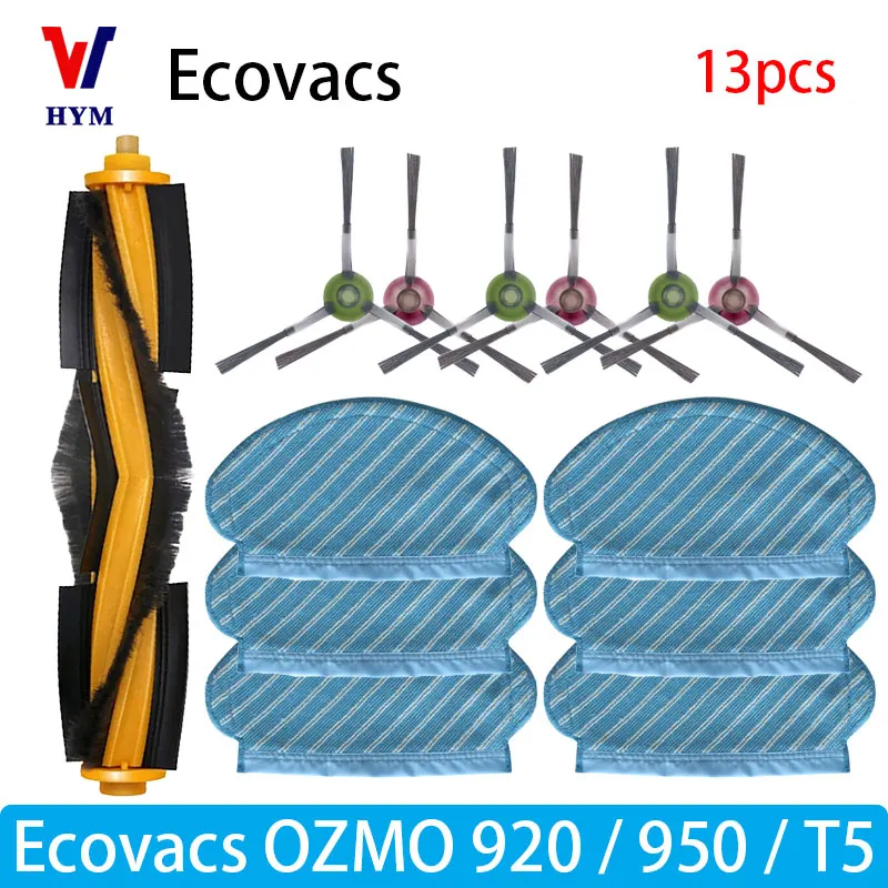 Für Ecovacs Deebot OZMO T5/920/950 Zubehör Hauptseitenbürste Wassertank Lenkrad Filter Mopp Staubsauger Ersatzteile