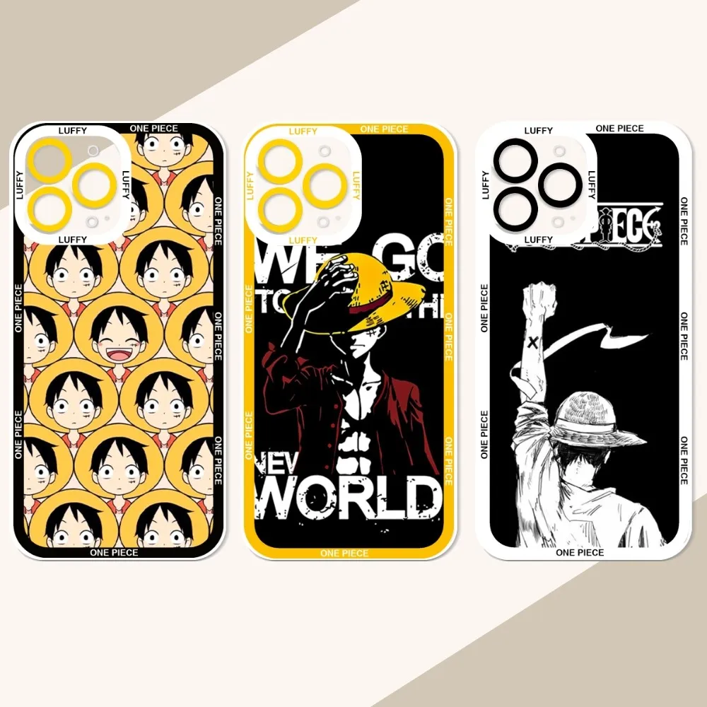 Z-Zoro&L-Luffy Phone Case For IPhone 12 11 13 14 Pro Max XR XS Max X Iphone15 15pro 7 8 Plus Case