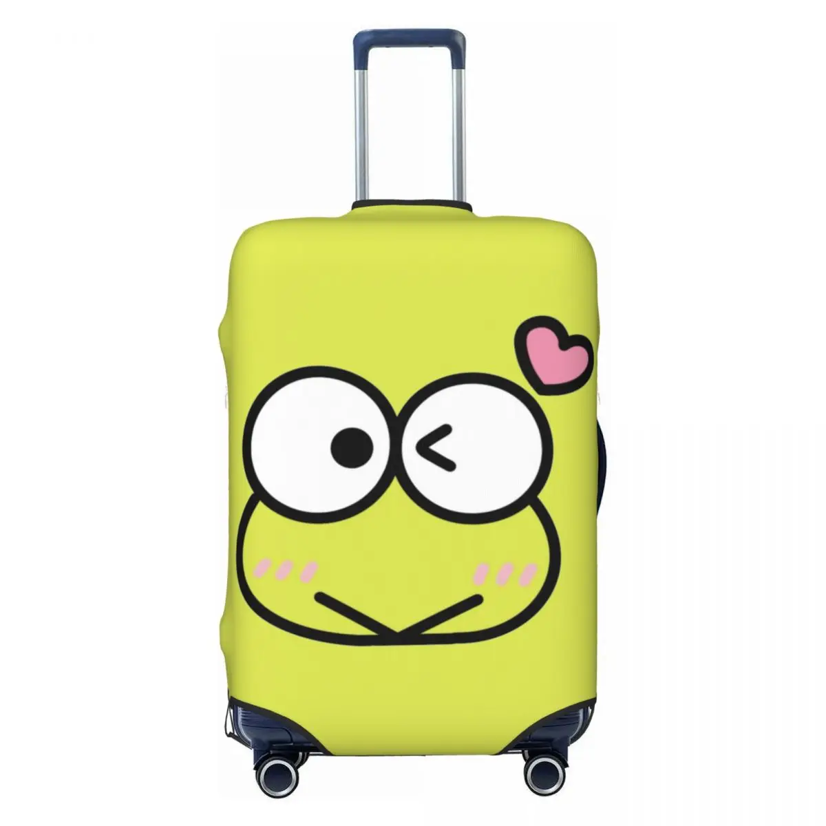 

Изготовленный на заказ защитный чехол для багажа KeroKeroKeroppi Love, милые дорожные чехлы для чемоданов 18-32 дюймов