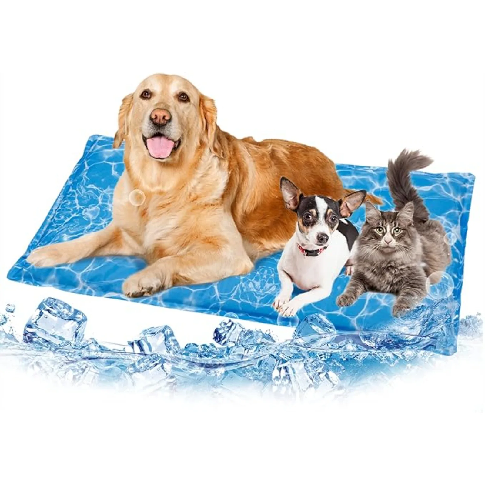 

Dog cooling pad pet cooling pad cooling blanket water-filled durable coolin dog mattress suitable for extra large dogs and cats