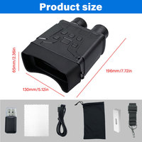 New R6 850nm Infrared 1080P HD 5X Digital Zoom Hunting Telescope Outdoor Day Night Dual Use 300m Binoculars Night Vision Device