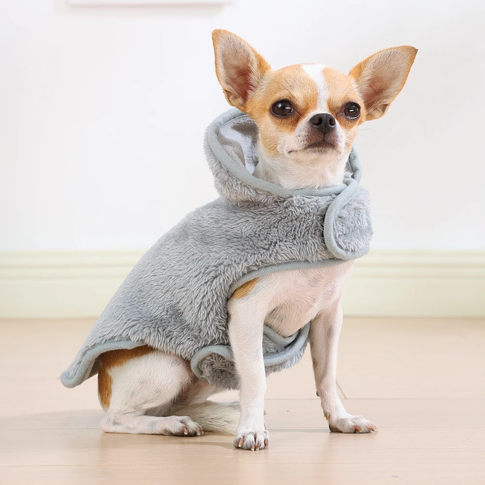 Wendejacke für große Hunde, warmer Fleece-Wintermantel, verstellbar, Stehkragen, Haustierweste, Hunde- und Katzenkleidung für Labrador Golden Retriever – Detail 4