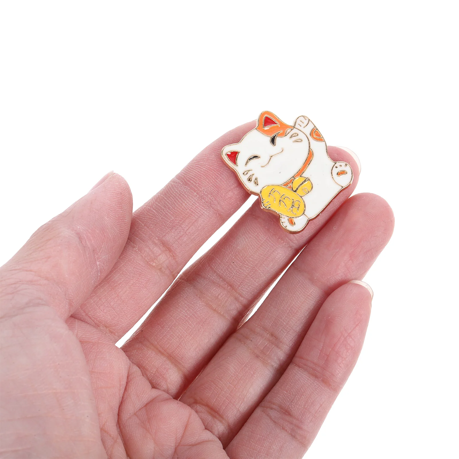 Cat Brooch Japanese Style Brooch Cartoon Fortune Cat Pin Clothing Accessory Cats Brooches Badge Diy Clothing Jewelry Making