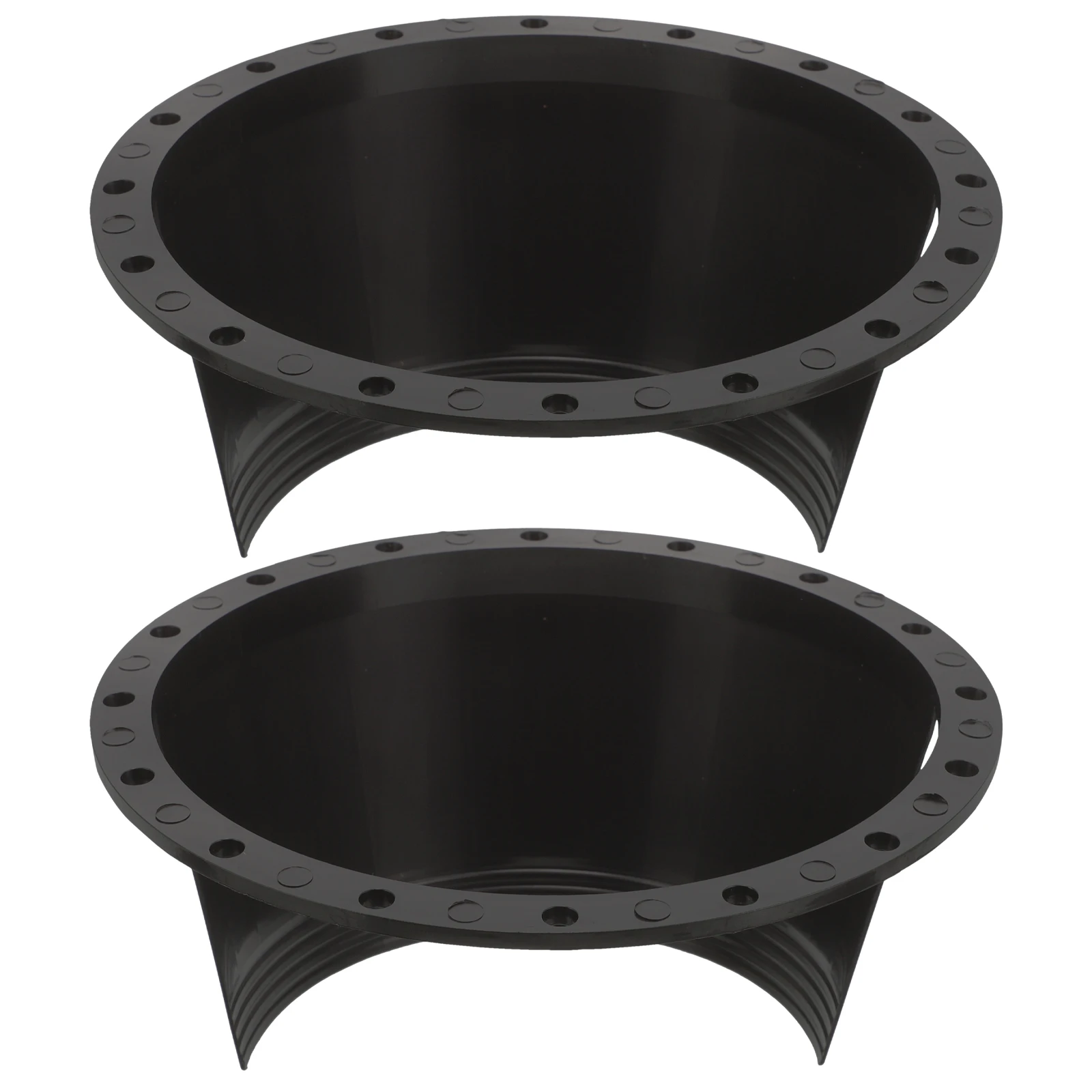 

2pcs Car Speaker Waterproof Cover 6.5 Inch Black Foam Rings Auto Spacers Pad Plastic Speakers Splashproof Adapter Ring Spacer