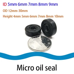 10Pcs ID: 6 - 9 mm TC/FB/TG4 Skeleton Oil Seal Rings NBR Double Lip Seal For Rotation Shaft OD: 12mm - 30mm Height: 4mm - 10mm