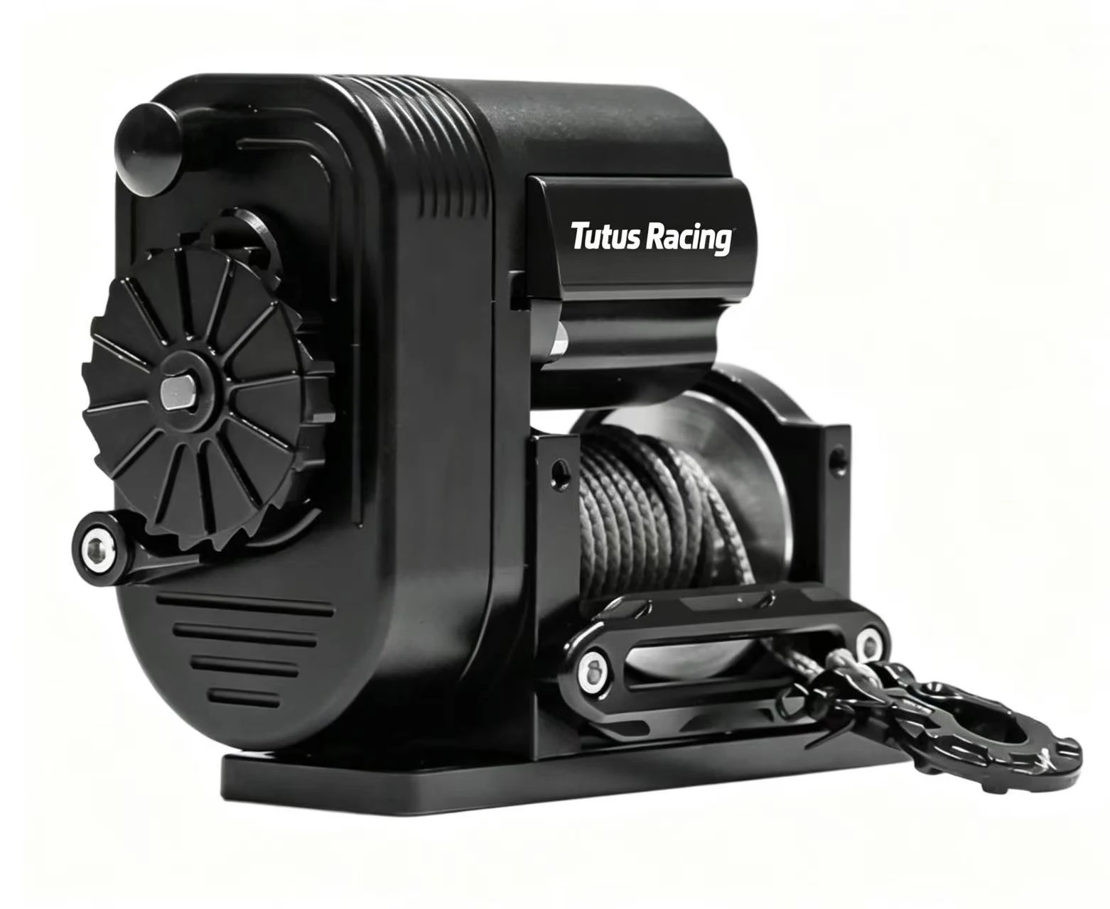 Aluminum Vertical Electronic Winch For 1/10 SCX10 II 90046 Scale RC Crawler Warn 8274 AXIAL  TRX4 RC4WD Upgrade Accessories
