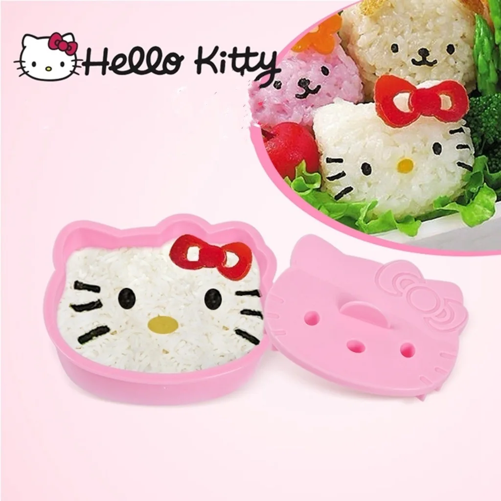 Hello Kitty Breakfast Sandwich Mold, Anime Kt Cartoon Bread Biscuit Embosser, Bolo Ferramenta, DIY Making Mold, Acessórios de Cozinha, Kawaii Hello Kitty