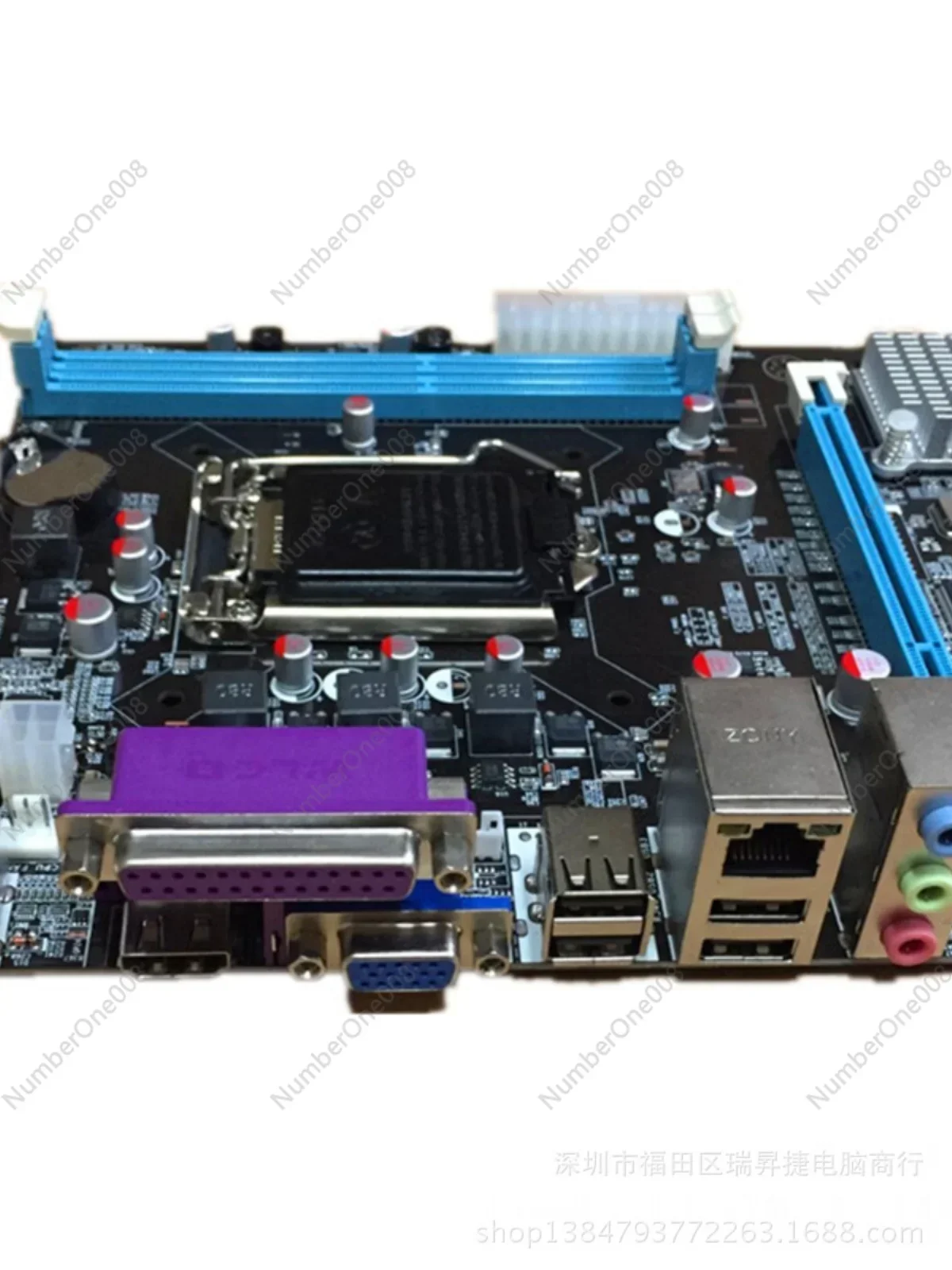 

H61/G41 Industrial Computer Motherboard 1155 Security Monitoring Power Off Restart 5 PCI Built-in COM Port