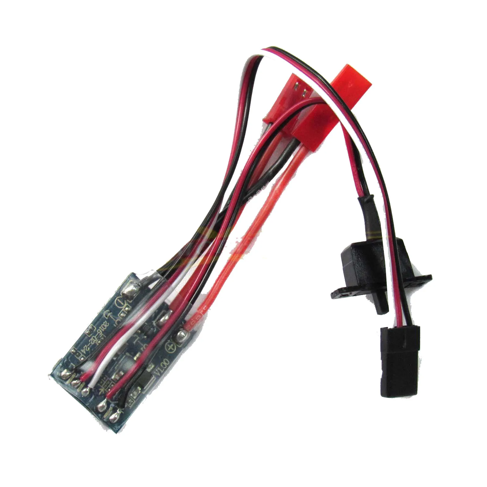 10A ESC Brushed Speed Controller w/เบรค 2S สําหรับ RC Mini Car เรือถัง (Pack of 2 ชิ้น)