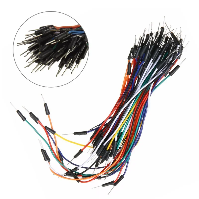 Male to Male Cable Bread Wires Breadboard For Arduino 65Pcs Board Solderless Leads Lots 65/Set Parts Repalcement