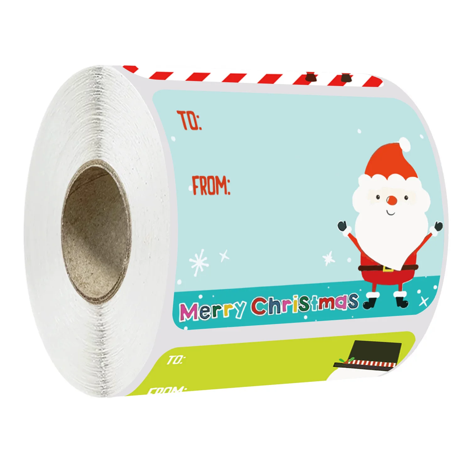 200-500 قطعة علامات عيد الميلاد ذاتية اللصق علامات هدايا لعيد الميلاد هدايا عيد الميلاد تسميات اسم ملصقات لتغليف ورقة عيد ميلاد #6