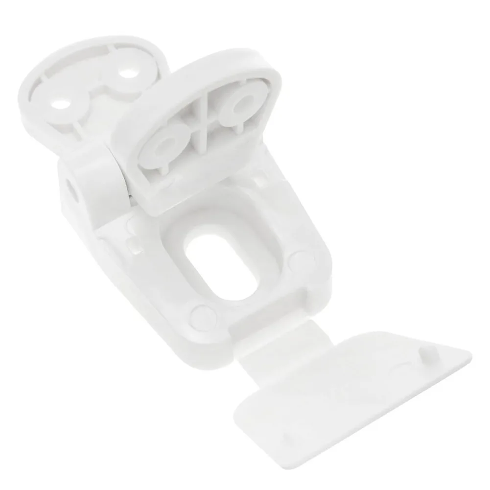 White Plastic For Toilet Seat Hinge Bolt Nut Kit for Reestablishing Reliable Seat Mounting on Home RV and Marine Installations