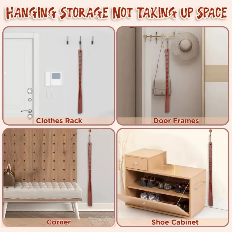 54 سنتيمتر المهنية خشبية لبيسة حذاء مقبض طويل مرنة لبيسة الحذاء دائم الأحذية رافع لكبار السن ملعقة حذاء أداة المنزل