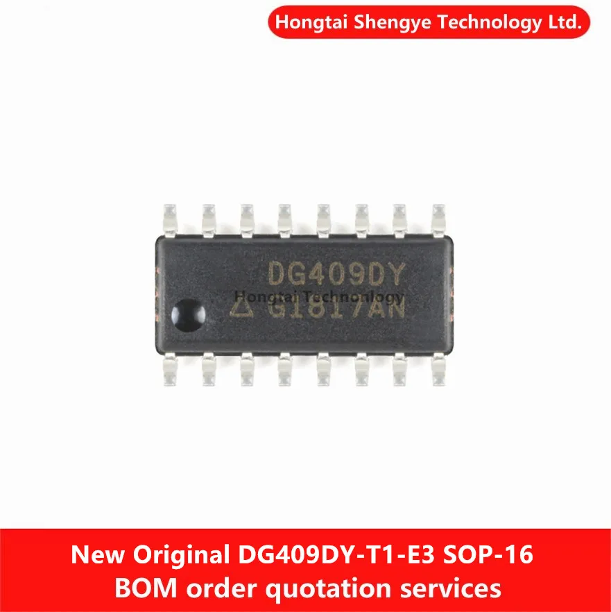 New Original DG409DY SOP-16 DG409DY-T1-E3 Dual 4-Channel CMOS Analogue Multiplexer IC Chip