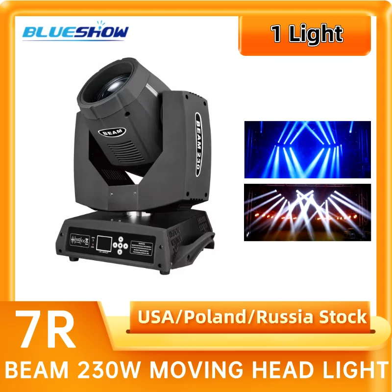 

Lyre Beam 230W 7R Moving Head Light or Only Flightcase for Beam 7r Sharpy Beam 230 Stage Disco Light 230W 7R Beam Wash