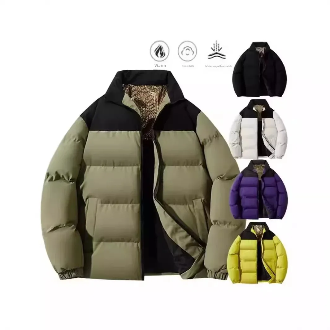 Winter Couple Cotton Coat Trendy Brand New Cross-Border Padded Jacket Warm Graphene Cotton-Padded Jacket Fashionable Puffer Jack