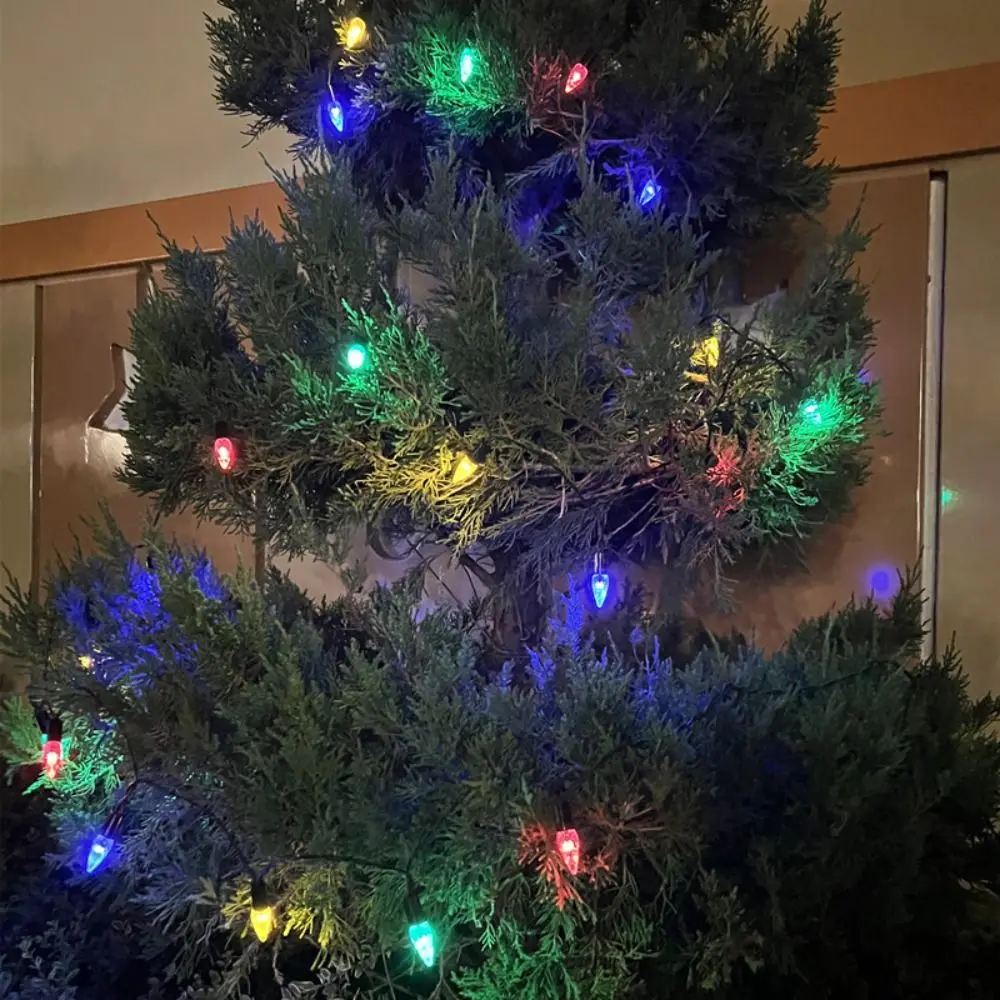 

Solar Powered 50 LED Solar Christmas Lights 100 LED 8 Modes Fairy Lights Multi-Color 5m Length Star String Lights Christmas Tree