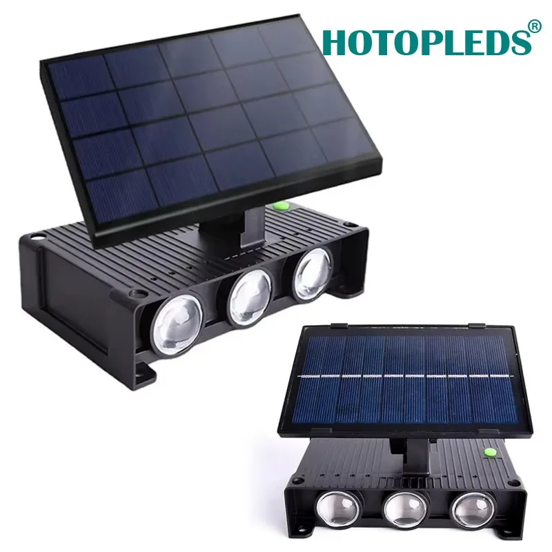 

Solar Waterproof LED Wall Light Modern Outdoor Light Black Wall Lamp Garage Courtyards Garden Corridor Eave Decoration Lamp