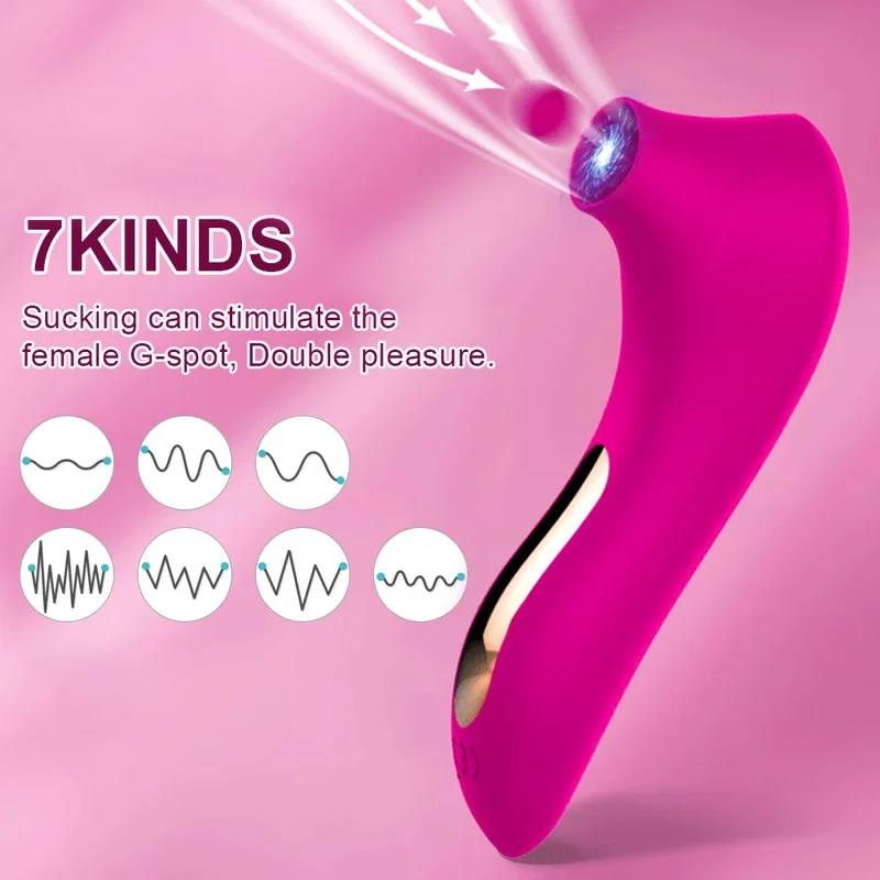 Sucker Clitoris Sucking Vibrator Female Clit Nipple G-Spot Oral Vacuum Stimulator Massager Adult Sex Toys Vibrators for Women 18