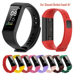 For Redmi Bracelet Watch Strap For Xiaomi Mi Smart Band 4C Smart Bracelet Strap Replacement Silicone Watch Wristband Accessories