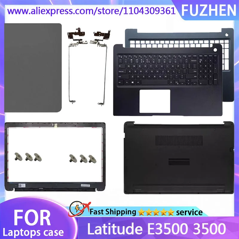 

New For Latitude 3500 E3500 LCD Back Cover/Front Frame/Palm Pad Keyboard/Bottom Cover/Hinge 00C7J2 0KPH5P 0XPXMR