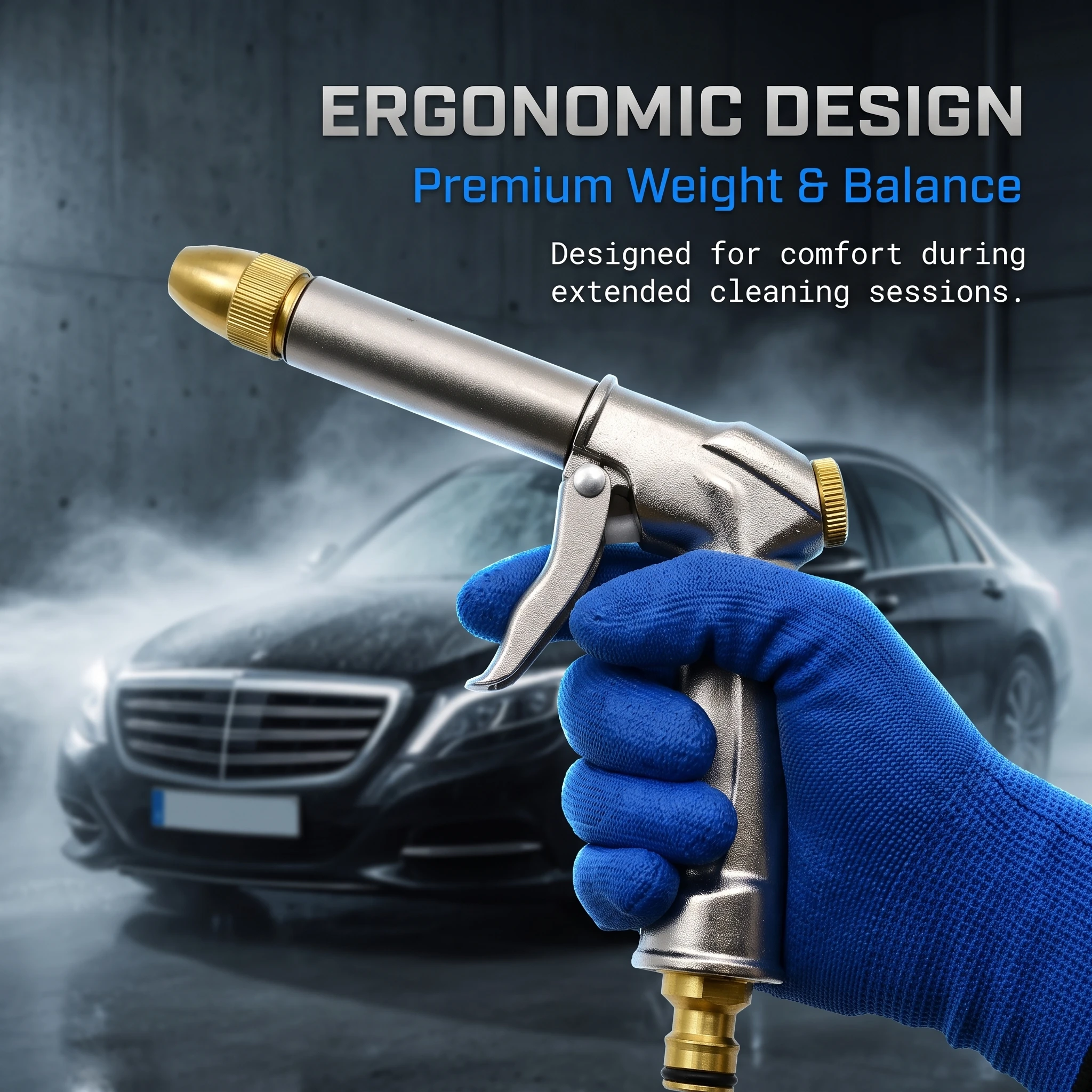 Gardening Tools Water - All Metal High Pressure Spray Gun
