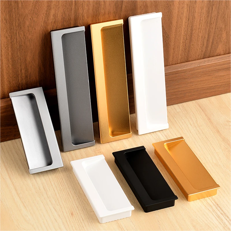 Modern Luxury Furniture  Recessed Cabinet Handles & Flush Drawer Pulls  Aluminum Alloy Slot Design