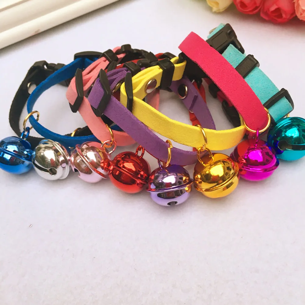 Cat Dog Leash Collar With Big Bell Puppy Necklace Collars for Cats Dogs Pet Supplies With Big Bell Cats Puppy Dogs Pet Supplies