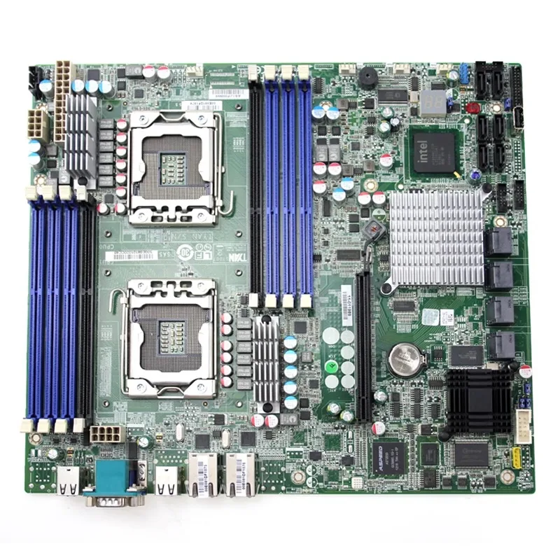 S7002 Dual X58 server main board 1366 supports 55/56 game multi-open X8DTL-I