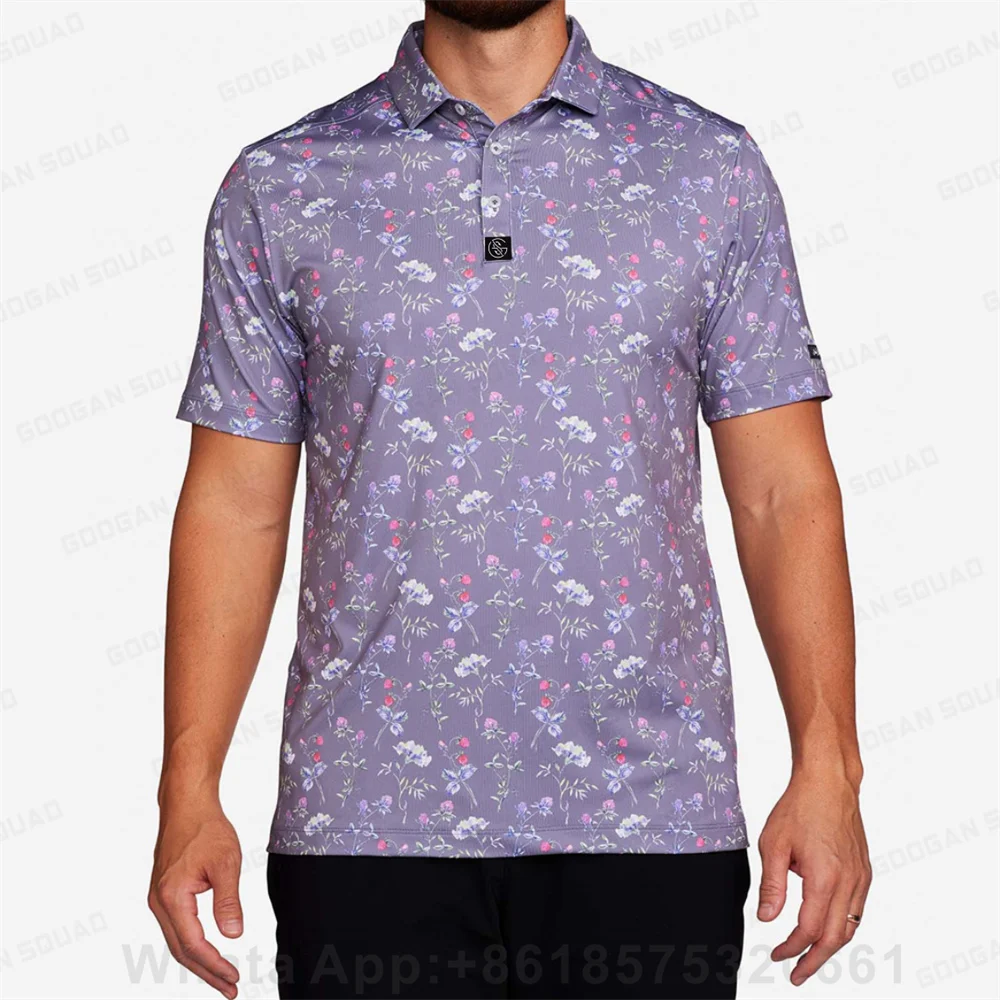 Kid's Outdoor Sports POLO Golf Shirt Casual Versatile Printed T-shirt Quick-drying Breathable Mtb Jersey Rcing Suit Golf Shirt view 5