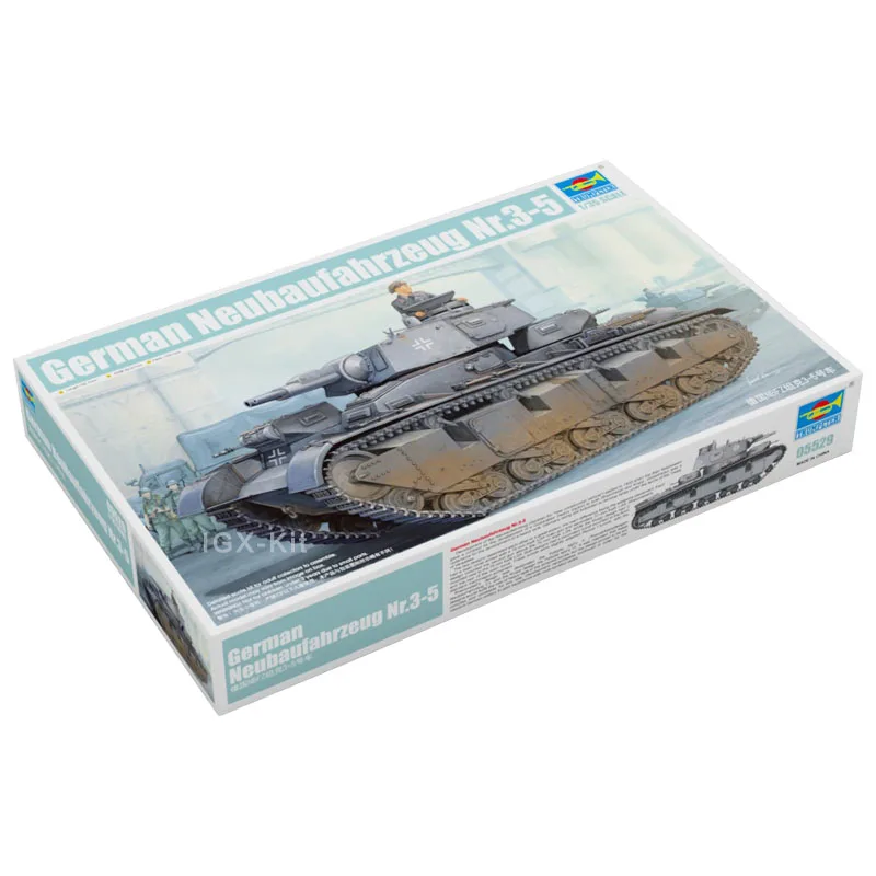 

Trumpeter 05529 1/35 немецкий танк времен Второй мировой войны NBFZ Neubaufahrzeug Nr.3-5, военная игрушка, ручная работа, пластиковая сборка, набор для моделирования