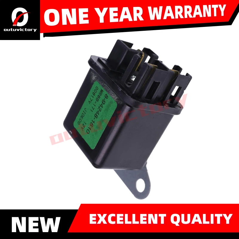 

Preheating Relay Glow Plug 12V For Isuzu Hitachi ZAXIS27U ZAXIS50U ZAXIS40U For Kubota Yanmar 8942481610 8-94248-1610