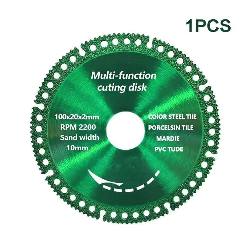 1/3 pièces 6 en 1 lame de scie diamant roues coupées disque de coupe diamant métal fer acier dalle de roche lame de scie à marbre