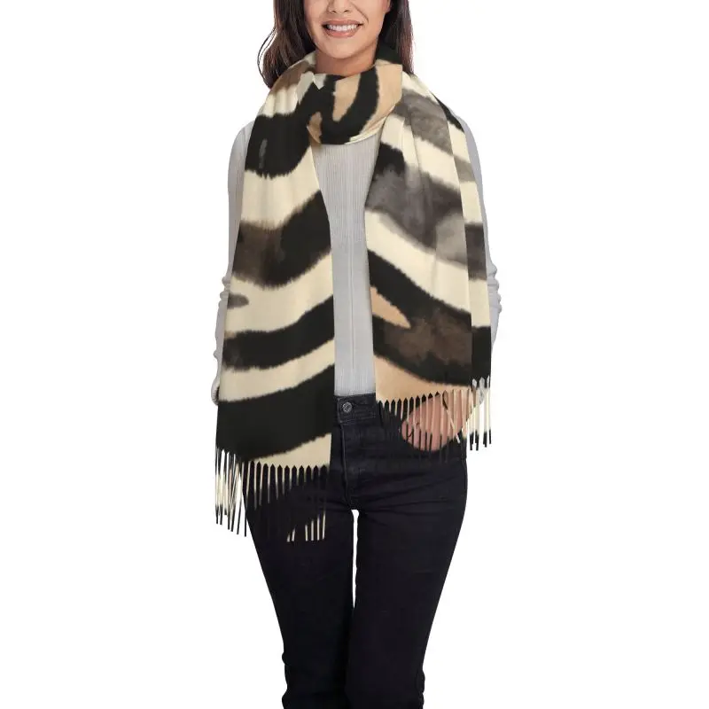 Zebra Tiger Pattern new model Scarf Cashmere Woman Wool Ladies Scarf Warm Scarf Women's Winter Scarves Autumn