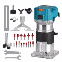 2000W Woodworking Electric Trimmer Brushless Machine Wood Router Milling Engraving Slotting Machine