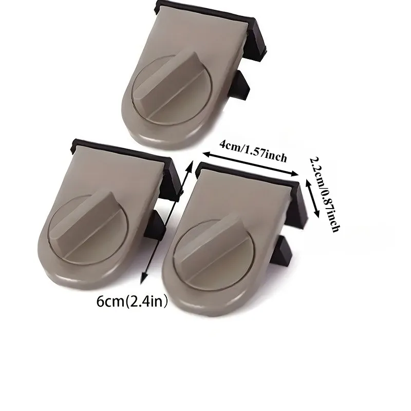 6pcs Window Locks Screen Door Fastening Clips Living Room Sliding Door Safety Locks Safety Locks Sliding Door/Windows Stoppers