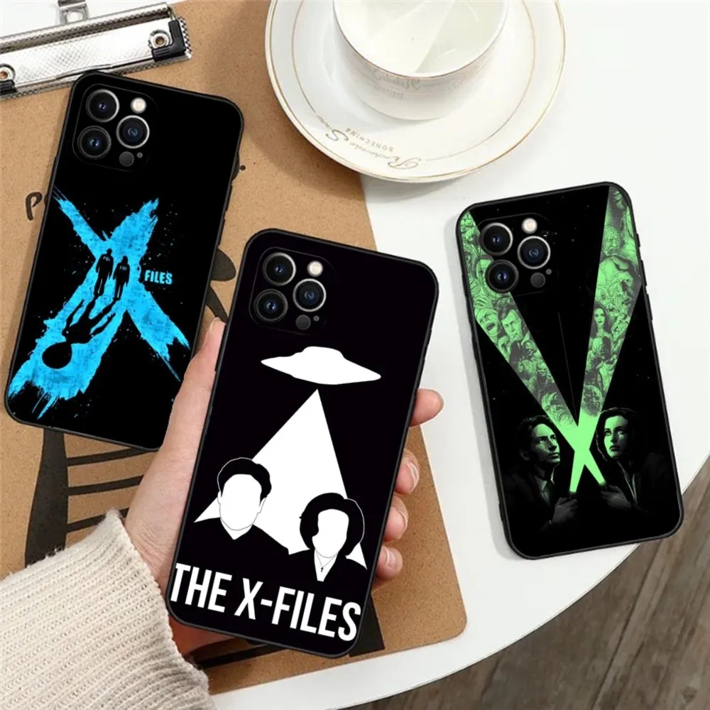 The X Files I want to believe  Phone Case For Apple iPhone 15,14,13,12,11,XS,XR,X,8,7,Pro,Max,Plus,mini Silicone Black Cover