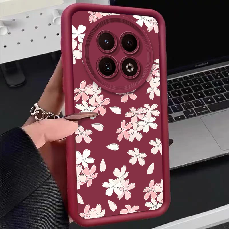 12 розовых вишневых цветов, новый чехол для телефона Sky Eye для Realme 12 12X 12Pro 12Lite 12Plus 11 10Pro 10 9Pro 9 9i 9ProPlus 8 7 7i Cover