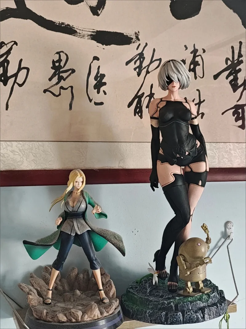 48cm Play Arts Kai Nier:Automata 2 Type B 2b Action Figure Deluxe Edition Movable Pvc Figure Model Toys Joint Movable Doll Gift