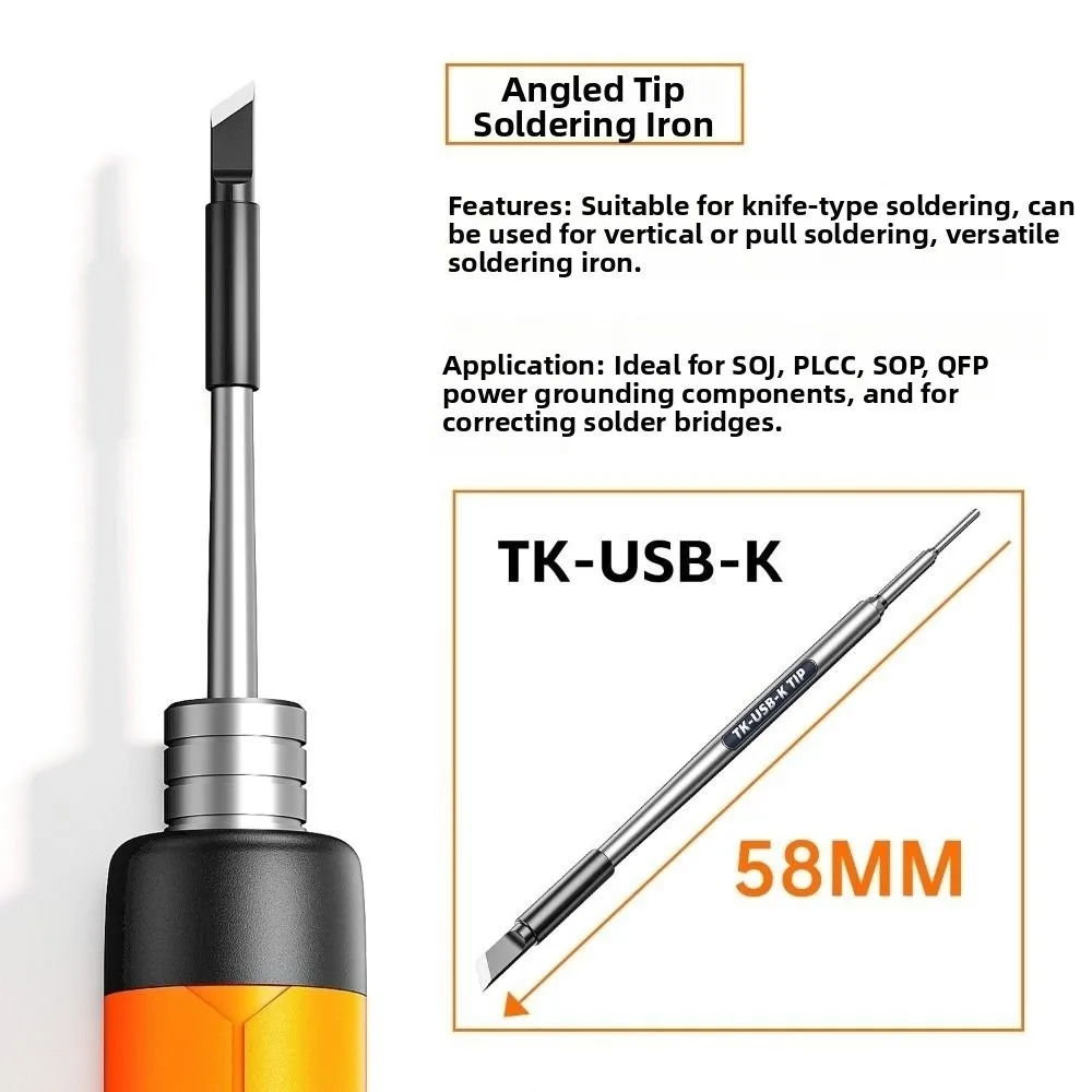 Wireless Electric Soldering Iron Set USB Rechargeable Fast Heating Cordless Soldering Pen Set 5V 8W Adjustable Temperature