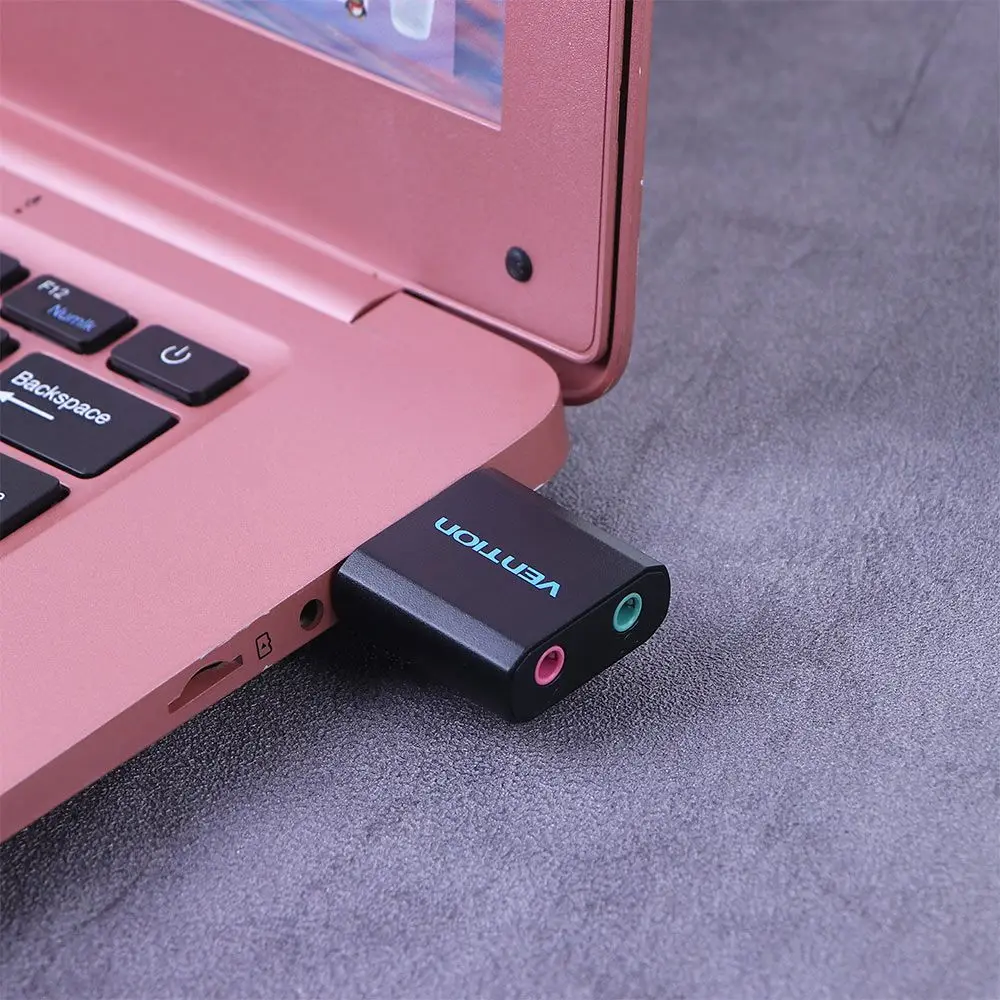 

Конвертер USB-порта USB на разъем для микрофона 3,5 мм, звуковая карта USB для наушников, внешние звуковые карты, звуковой адаптер, аудиоадаптер