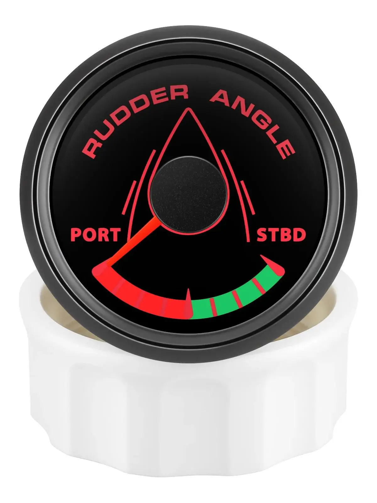 52 MM Roerhoekindicator met 8 kleuren achtergrondverlichting Waterdichte roerpositiemeter met sensor 0-190ohm voor bootjacht Marine - afbeelding 2
