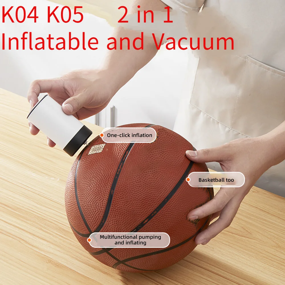 New Household Kitchen Portable Usb Electric Air Pump Mini Fresh-Keeping Handheld Vacuum Sealing Machine Vacuum Bag